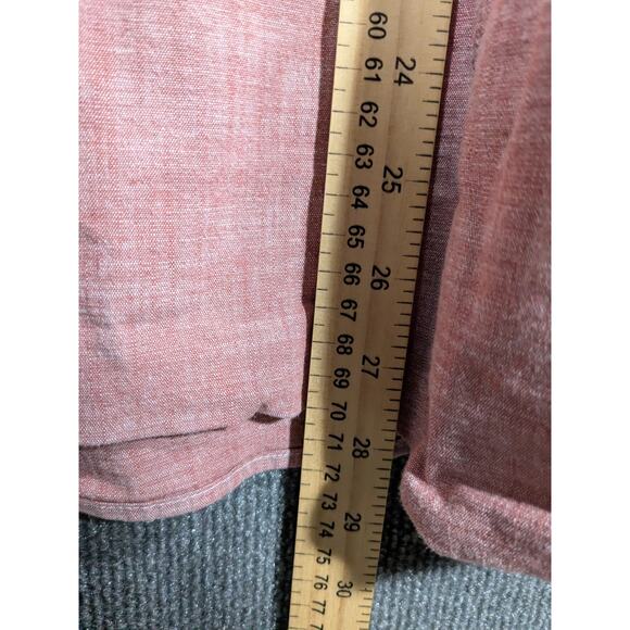 LL Bean Shirt Mens XL Button Up Chambray Untucked Stretch Traditional Fit - Picture 6 of 10